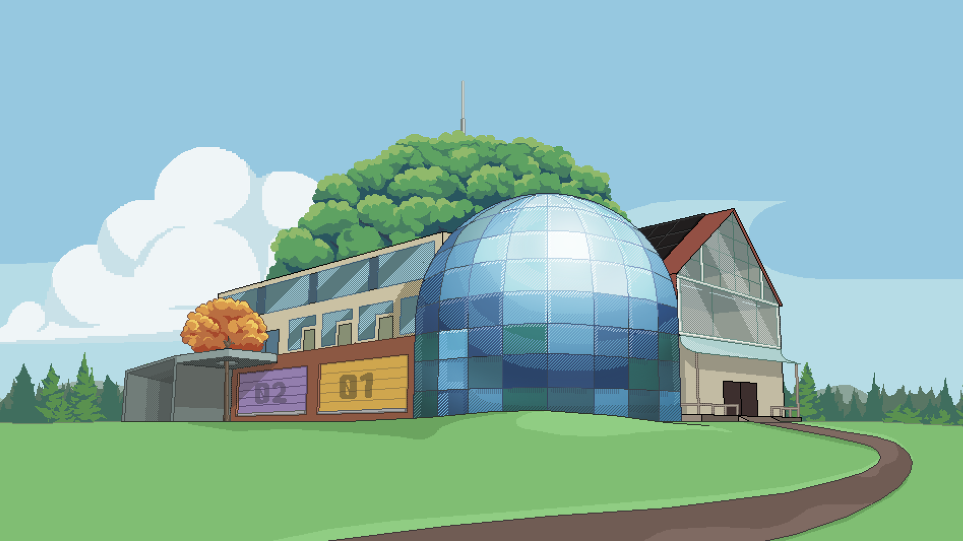 Solarpunk Academy BG