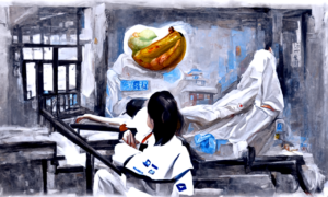 A Nurse with a Papaya, 2022